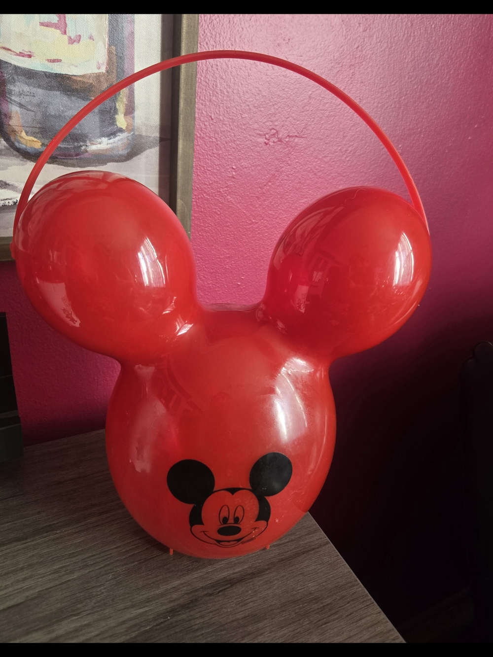 Disney Parks Mickey Mouse Red Balloon Popcorn Bucket